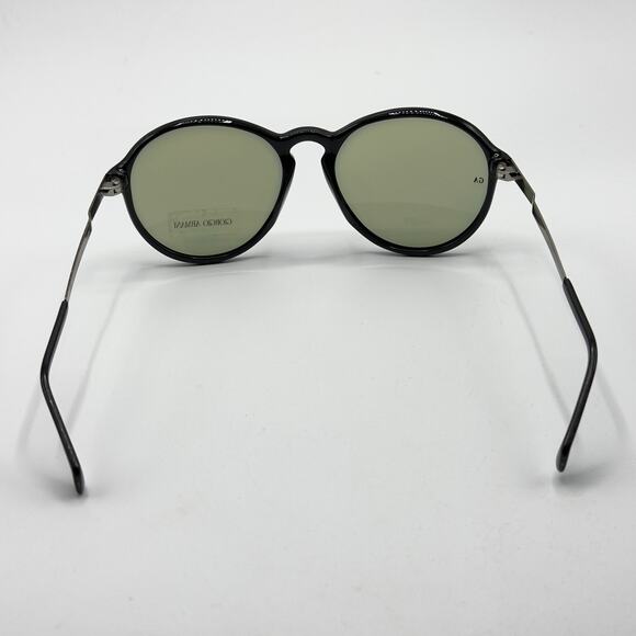 Giorgio Armani Sunglasses GA 667 8EBBN Black Round Frame Amber Lens 55-18-135 main image 6